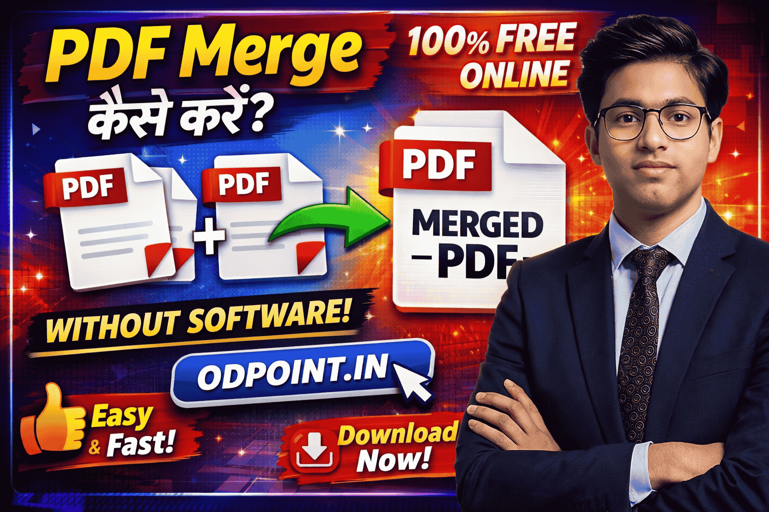 PDF Merge Kaise Kare (Free Online Tool) – Multiple PDF Ko Ek File Me Jode