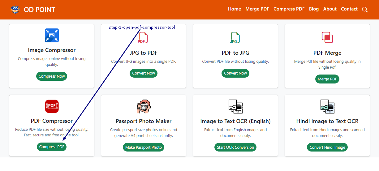 Upload PDF File Into PDF Compress pdf